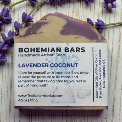 Lavender Coconut Velvet Soap Bar